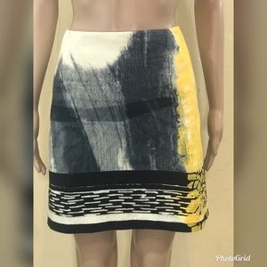 Elie Tahari for Bergdorf Goodman printed skirt